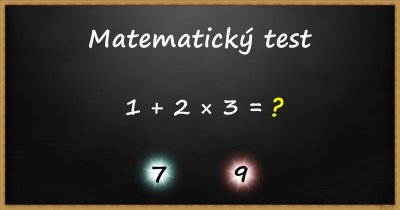 Matematický test